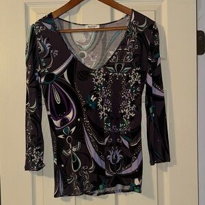 Emilio Pucci 3/4 sleeve shirt